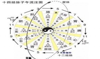 十二经络时间表 具体给大家讲解