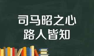 司马昭之心,路人皆知指的是什么意思 司马昭之心,路人皆知是什么意思