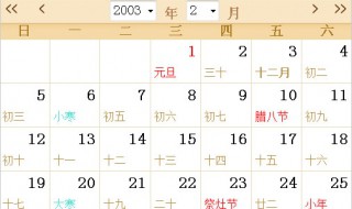 擦2003年2月17日是星期幾 星期一