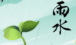 雨水节气诗词大全（雨水节气诗词大全七律）