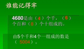 5004按数的组成填数怎么填（按数的组成填数5004怎么做）