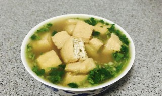 油炸豆腐怎么做汤好喝 油炸豆腐怎么做汤好喝视频