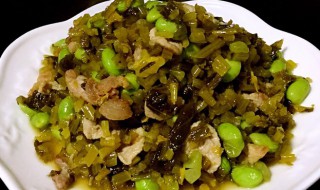 毛豆肉炒咸菜怎么做（毛豆肉炒咸菜怎么做才好吃）