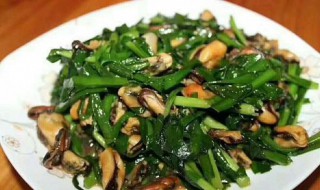 非菜炒淡菜（淡菜和韭菜炒壮阳快吗）