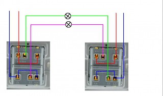五孔双开怎么接线（五孔双开双控开关怎么接线图解）