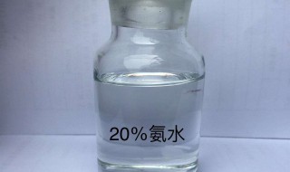 氨的水溶液有什么（氨的水溶液有什么特點）