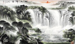 有山有水有树的画寓意（有山有水有树的风景画）