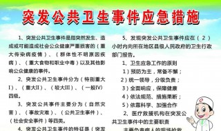 公司突發(fā)公共衛(wèi)生事件措施 公司突發(fā)公共衛(wèi)生事件措施怎么寫