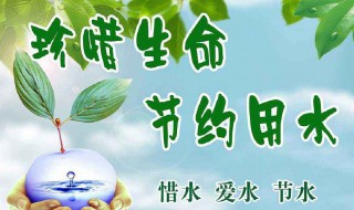 节约用水的句子（节约用水的句子100字）