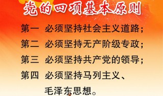 坚持四项基本原则的核心是什么 坚持四项基本原则的核心是什么