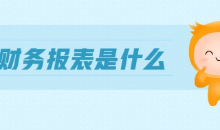 什么是财务报表（什么是财务报表的重要组成部分）