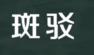 斑驳什么意思 树影斑驳什么意思