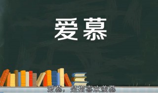 愛慕是什么意思（西歐愛慕是什么意思）