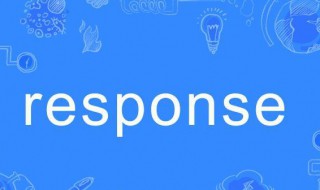 response什么意思 response什么意思中文