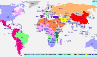 世界语言分布介绍 世界语言分布表