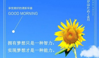 早晨語(yǔ)錄經(jīng)典短句（早晨語(yǔ)錄經(jīng)典短句圖片）