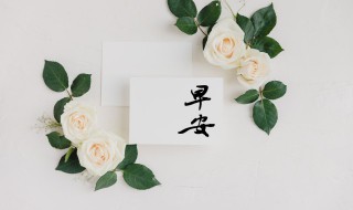 早安的祝福語(yǔ)錄 早安祝福語(yǔ)錄 撩人