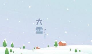 描寫(xiě)大雪節(jié)氣的詩(shī)句 描寫(xiě)大雪節(jié)氣的詩(shī)句古詩(shī)