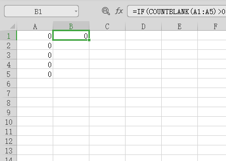 excel公式無(wú)數(shù)值時(shí)顯示空白