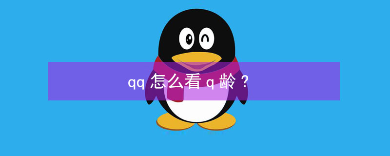 qq怎么看q齡?