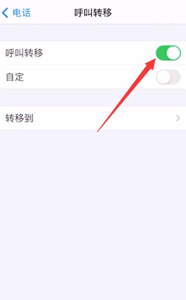 iPhone呼叫转移开启不了