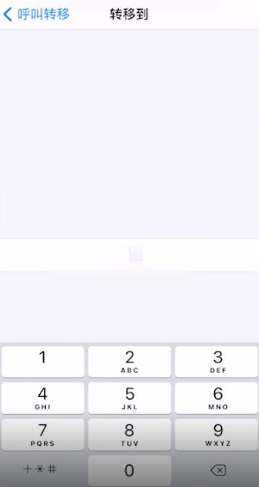 iPhone呼叫转移开启不了