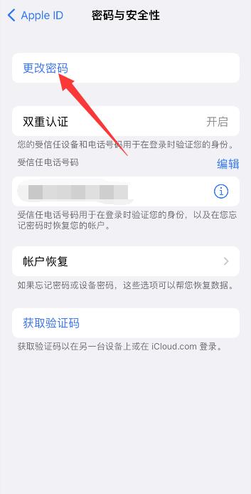 怎么查看自己的iPhoneid密码是多少