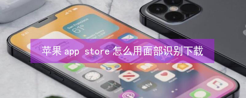 iPhoneapp store怎么用面部识别下载