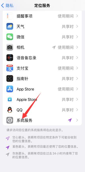 iPhone查找联系人显示找不到位置