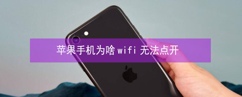 iPhone手机为啥wifi无法点开