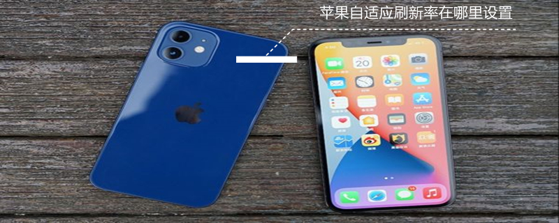 iPhone自適應(yīng)刷新率在哪里設(shè)置