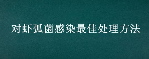 对虾弧菌感染最佳处理方法 对虾弧菌症状