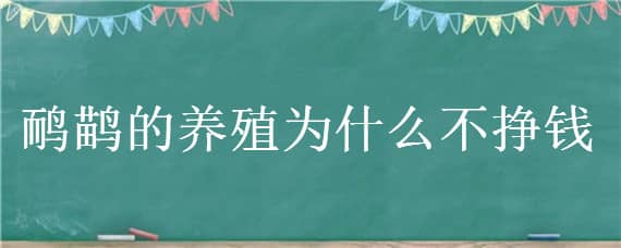 鸸鹋的养殖为什么不挣钱（鸸鹋好养殖吗）