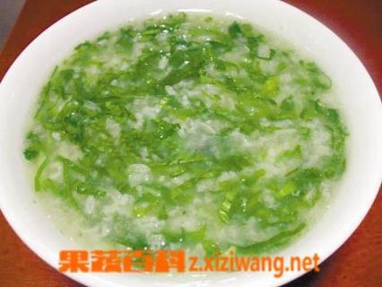 菠菜粥 菠菜粥的家常做法