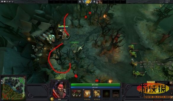 《DOTA2》实用技巧 教你如何在树林中进行反杀