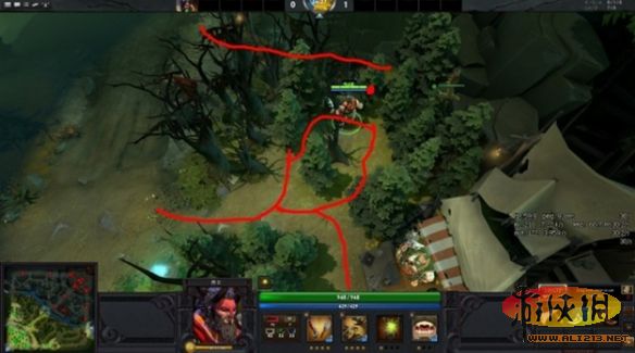 《DOTA2》实用技巧 教你如何在树林中进行反杀