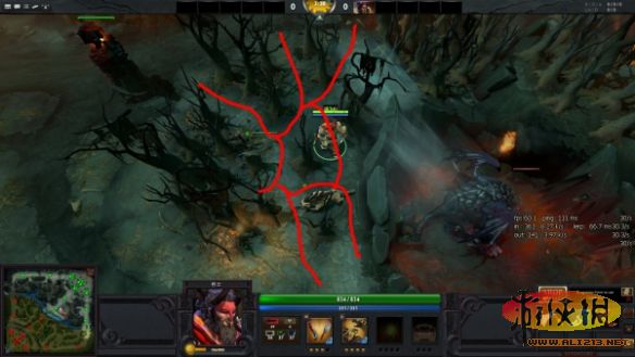 《DOTA2》实用技巧 教你如何在树林中进行反杀