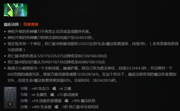 《DOTA2》7.0版新瘟疫法师NEC打法攻略（瘟疫法师dota1）