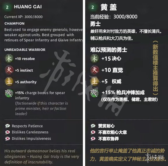 全战三国木系武将先天自带特性介绍 武将先天自带特性有哪些 郑姜