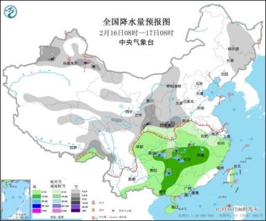 中央氣象臺：全國大部地區(qū)氣溫持續(xù)偏低 華南局地暴雨