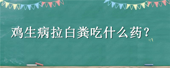 鸡生病拉白粪吃什么药 鸡生病拉白粪吃什么药片