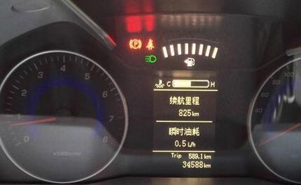 汽車油表怎么看圖解?還有多少油