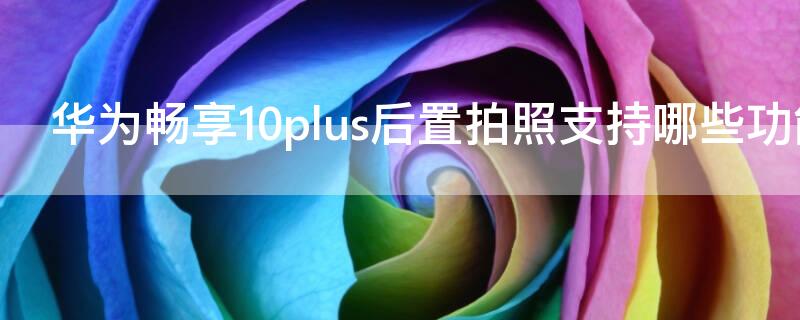 华为畅享10plus后置拍照支持哪些功能（华为畅享10plus后置拍照支持哪些功能设置）