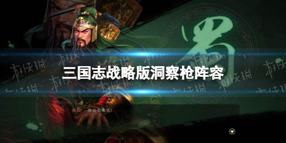 三国志战略版洞察枪阵容攻略（三国志战略版洞察枪搭配）