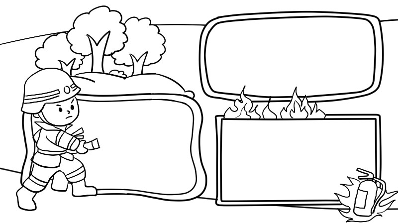 森林防火的手抄报怎么画