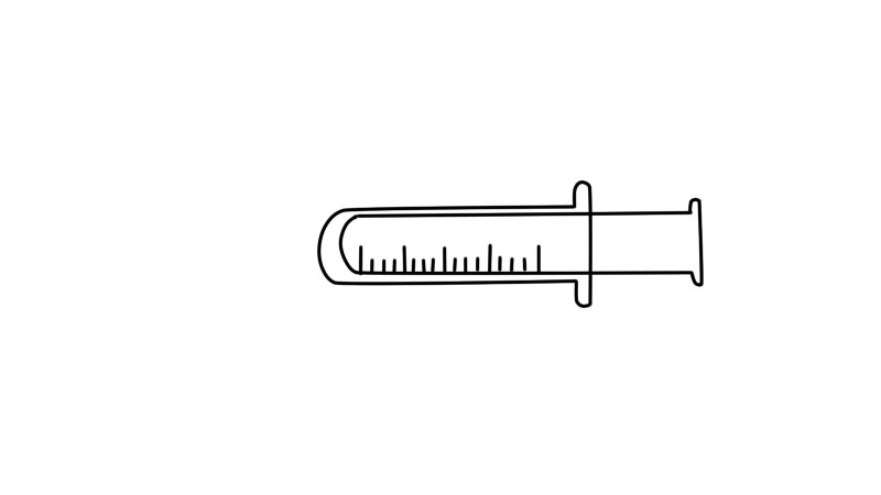 打針筒簡筆畫步驟