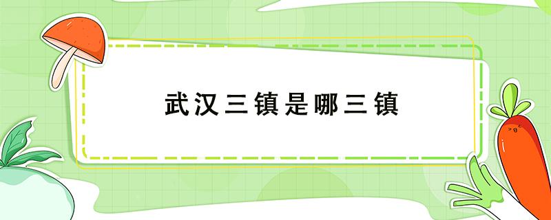 武汉三镇是哪三镇（武汉三镇是哪三镇组成的）