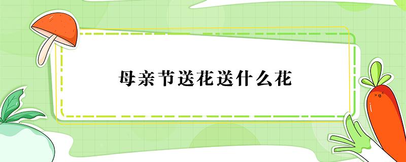 母亲节送花送什么花 母亲节送花送什么花合适