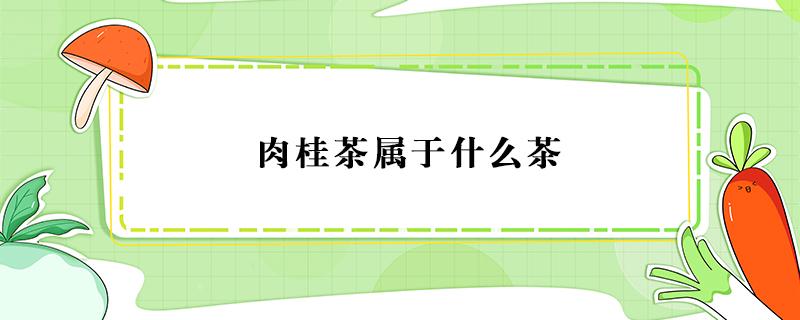 肉桂茶属于什么茶 肉桂茶属于什么茶价格