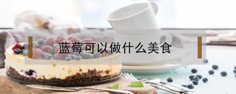 藍莓可以做什么美食（藍莓可以做什么美食簡單）